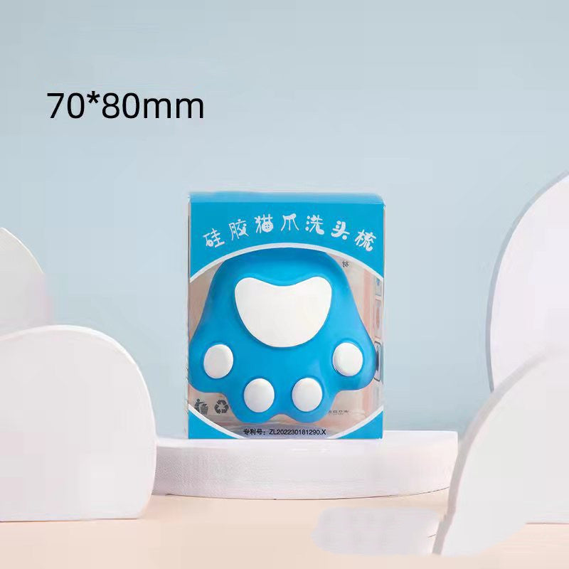 Home Student Decompression Massage Silicone Cat Claw Head Shampoo Health Care Comb