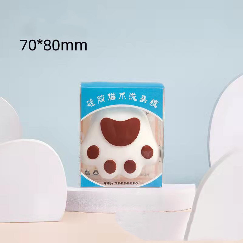 Home Student Decompression Massage Silicone Cat Claw Head Shampoo Health Care Comb
