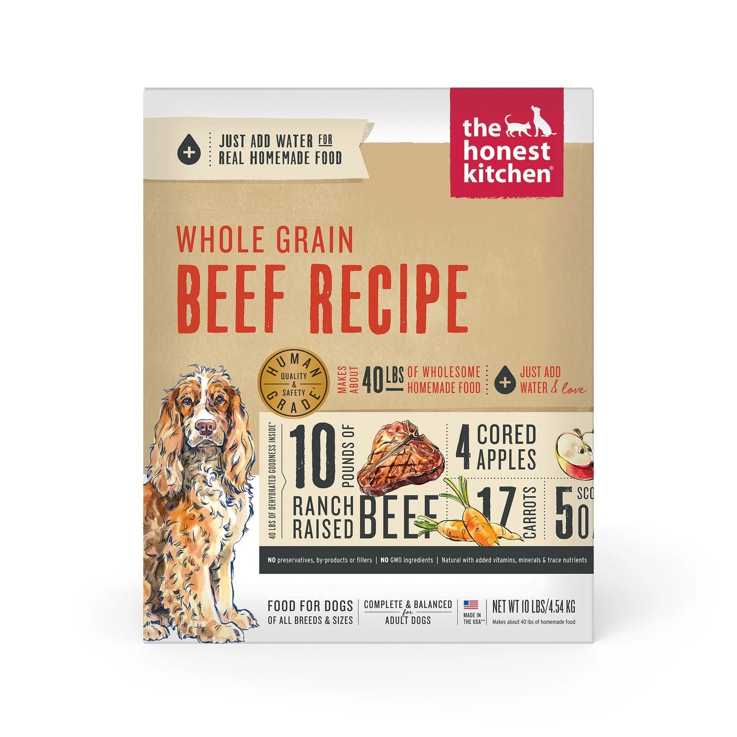 The Honest Kitchen Whole Food Clusters Whole Grain Chicken & Oat Recipe Dry Dog Food - Whole Grain Dry Dog Food, Chicken & Oat Recipe, Natural Dog Food, USA Made Pet Food