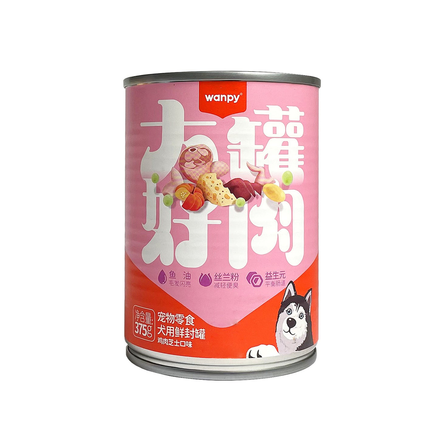 Naughty Dog Canned 375g Beef Chicken Wet Food