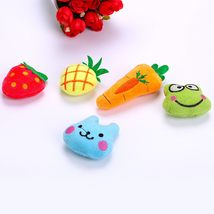 Cat toy cat mint fruit animal plush toy