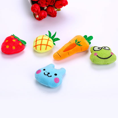 Cat toy cat mint fruit animal plush toy