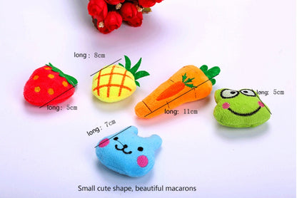 Cat toy cat mint fruit animal plush toy