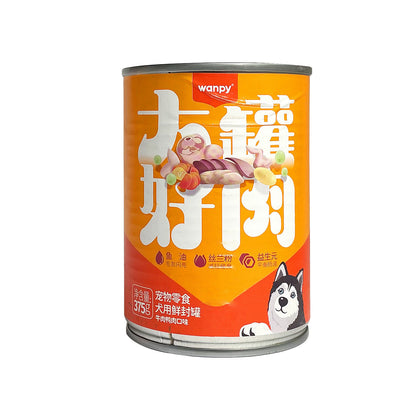 Naughty Dog Canned 375g Beef Chicken Wet Food