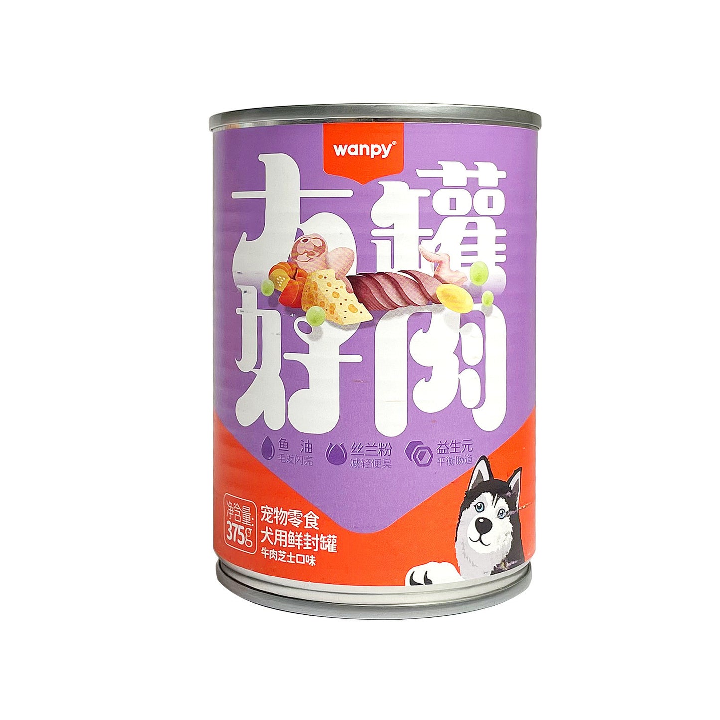 Naughty Dog Canned 375g Beef Chicken Wet Food