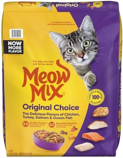 Meow Mix Original Choice Dry Cat Food, 6.3 Pound Bag