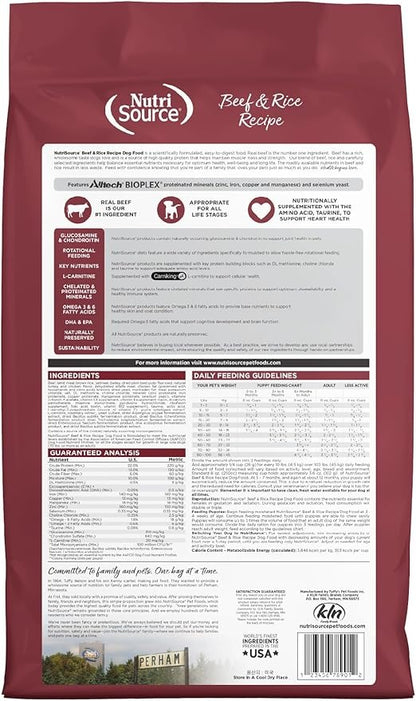 NutriSource Beef & Rice Dog Food