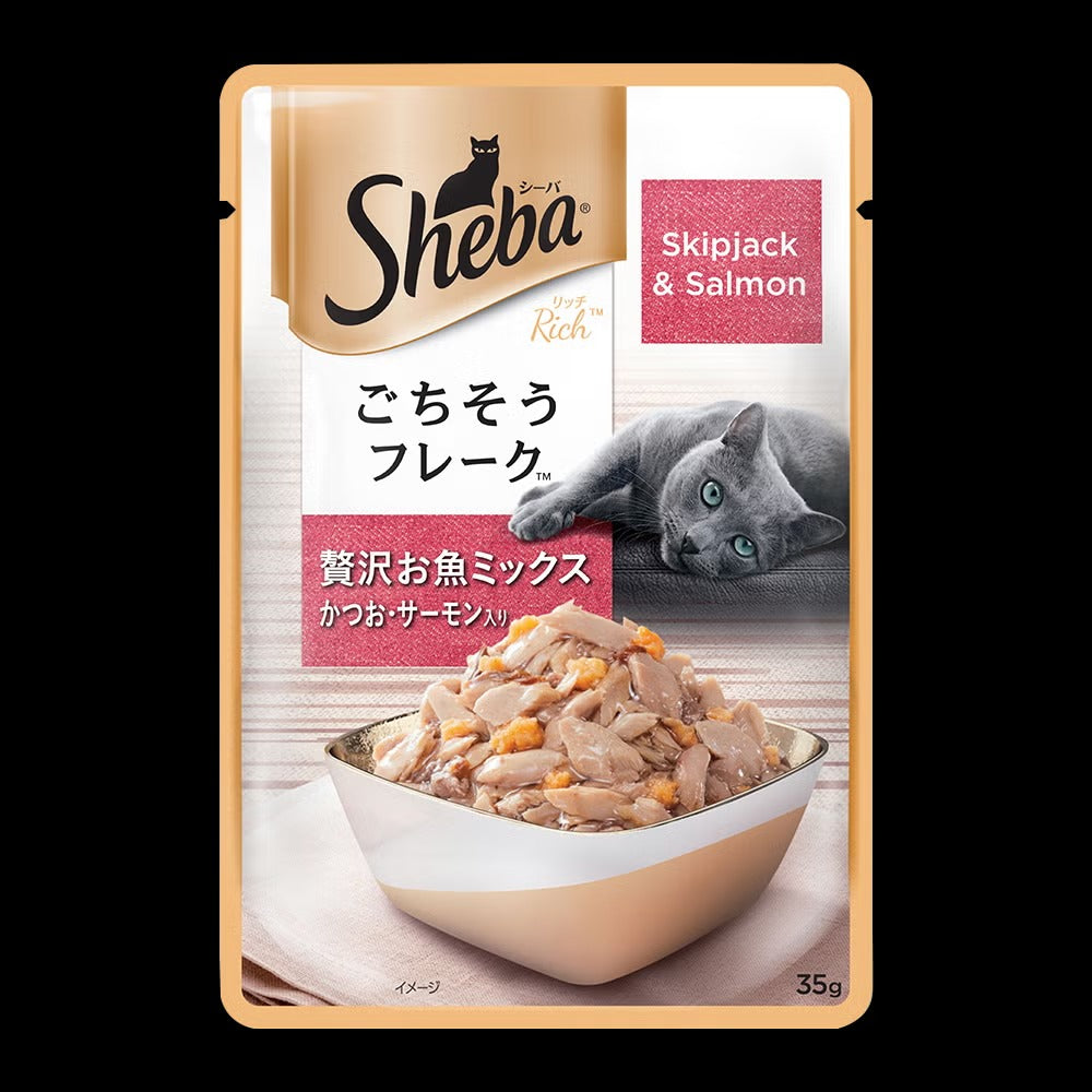 Jack & Salmon Adult Wet Cat Food - 35 gm Packs